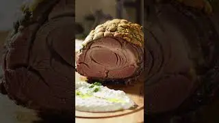 Tender Slow-Cooked Camel Roast with Creamy Yogurt Plate | Gourmet Middle Eastern Feast