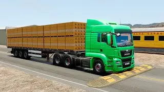 Cars and Trucks vs Speed Bumps SPECIAL #135 | BeamNG Drive | TrucksVs