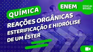 QU&Iacute;MICA &ndash; Rea&ccedil;&otilde;es Org&acirc;nicas &ndash; Esterifica&ccedil;&atilde;o e Hidr&oacute;lise de um &Eacute;ster ENEM