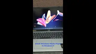 Install Windows Media Player Windows 11 #shorts #windows11 #windowsmediaplayer
