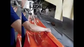 PVC Oil Containment Boom Production Process Display