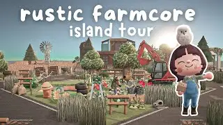 ТУР ПО АБСОЛЮТНО РОВНОМУ ОСТРОВУ | Rustic Farmcore Island | ACNH 2023