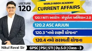 Current Affairs 2026 | Part - 120 | Lecture By Nikul Raval Sir | World Inbox Academy