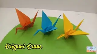 How to Fold an Elegant Origami Crane | Step-by-Step Tutorial for Beginners | @GESSIDEAS