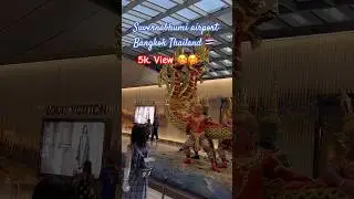 Suvarnabhumi airport Bangkok incredible view of Thailand 🇹🇭 #bangkokcityvibes
