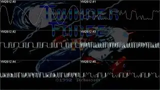 Thunder Force IV - Lightning Strikes Again - In Oscilloscope View!