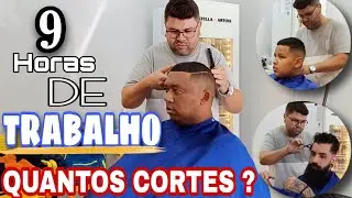 COMO &eacute; meu dia na BARBEARIA | Vlog do barbeiro | cortes de cabelo! #vlog #barbershop