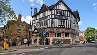 Driving in London | Camden Town to Mill Hill | via Tufnell Park, Highgate, Hampstead Suburbs