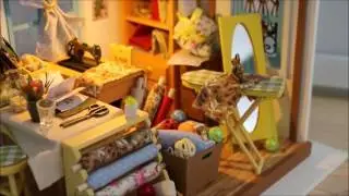 Robotime Wooden DIY House DG101 Lisa's Tailor
