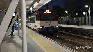 Trenes por M&eacute;ndez &Aacute;lvaro, Atocha y Vic&aacute;lvaro - Bajo el puente del nudo ferroviario de Atocha