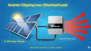 Inverter Clipping Loss Explained | Solar Power Overload Loss in Simple Way