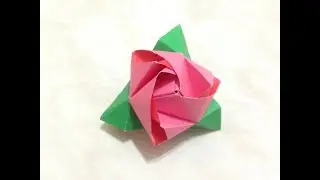Origami-中文,EN Tutorial-Origami Magic Rose Cube(by Valerie Van)