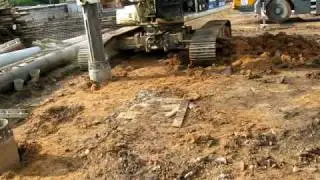 Работа буровой установки soilmec SR - 60