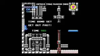Metroid 1 1986  Famicom NES, Final BOSS & Ending