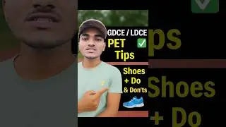 Railway GDCE / LDCE exam ke liye minimum service requirement & PET tips 👟 &ndash; Best shoes