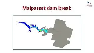 Malpasset dam break simulation | Analyze water propagation at city scale