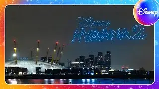 Moana 2 Drone Show in London ✨🌺 | Disney UK