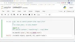 How to search pattern from input file?
