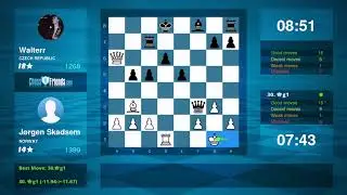 Chess Game Analysis: J&oslash;rgen Skadsem - Walterr : 1-0 (By ChessFriends.com)