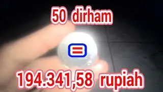 TERJAWAB! 50 dirham Uni Emirat Arab berapa rupiah
