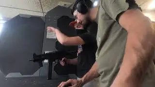 Firing a HK UMP 40 & British STEN at TNT Gun Range