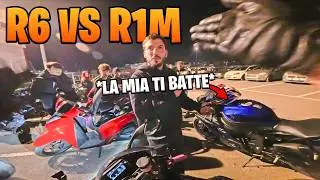 SFIDA TRA COLOSSI 🤯 YAMAHA R1M 2024 VS R6 2020 LE MOTO CHE NON OMOLOGANO PIÙ PER LA STRADA
