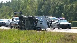 Grave accident &agrave; Trois-Rivi&egrave;res: une adolescente &eacute;ject&eacute;e d&rsquo;un semi-remorque - reportage