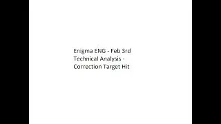 Enigma ENG &mdash; Обновление технического анализа от 2 февраля &mdash; Цель коррекции достигнута