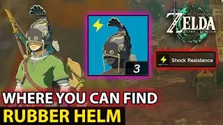 Where You Can Find Shock Resistance Armor (Rubber Helm) Location Guide Zelda: Tears of the Kingdom