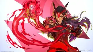 Marvel Rivals Season 6 Wanda Chaos Dress Skin Gameplay