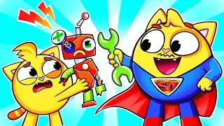 My Superhero Friend || Where Is My Superhero Dad? 🦸&zwj;♂️ Kids Songs 🐱🐨🐰🦁 And Nursery Rhymes