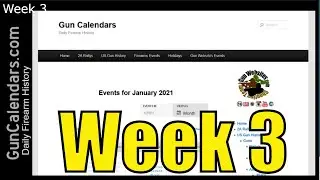 GunCalendars.com Weekly 2A & Gun History Update - Week 3 - Jan 18, 2021
