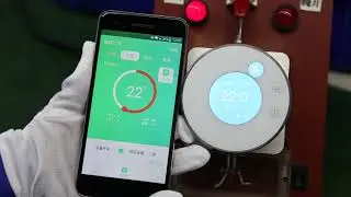Elex Elsonic wireless wifi digital LCD room thermostat for fan coil, heating, ventilation