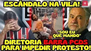 🚨 Torcida PCD BARRADA na Vila! Protesto contra Casares EXPLODE! 😱🔥