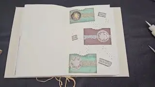 Multi Pocket Page Spread in the giant 5 signature nature journal #junkjournal