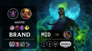 Brand Mid vs Twisted Fate - NA Master Patch 10.24