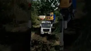 Transport excavator | Farming Simulator 22 #farmingsimulator22 #publicwork #travauxpublics #fs
