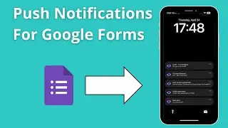 How to get mobile push notification for Google Forms submissions