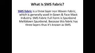 SMS Fabric Specification | Favourite Fab