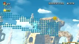 New Super Mario Bros. U -- Second Star Coin in Walking Piranha Plants!
