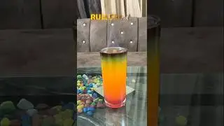 ✨Flaming rainbow shots 🔥🌈 four layer four vibes #drink #trending #lifeisbutadream