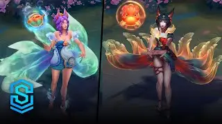 Spirit Blossom Springs Ahri & After Hours Mythic Variant | PBE Preview