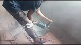 How to cut precast parapet panel | The use of cutting machine