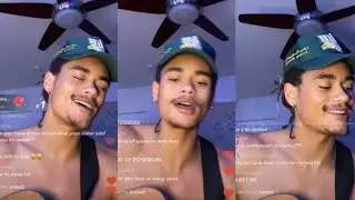 Zion Kuwonu TikTok Live 1/13/23 singing his songs & PRETTYMUCH songs
