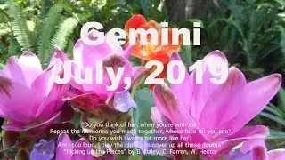 YOU CAN'T FIX THEM! GEMINI July 2019 Tarot