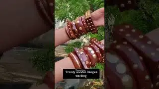 Wooden Bangles at 180/-per pieces #woodenbangles #bangles #sale #meesho #viral #indians #indiastore
