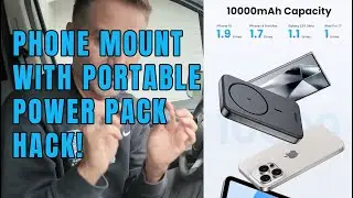 Magnetic Phone Holder and Battery Pack Video for your vehicle.