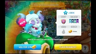 MYTHICAL MOUNTAIN LEGEND Hatches! 🏔️❄️ Snowscape Dragon Reveal - Dragon City