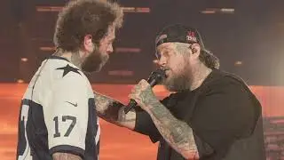 Post Malone and Jelly Roll Emotional Talk On Stage ❤️