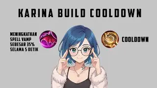 KARINA BUILD COOLDOWN 2026 #mobilelegends
